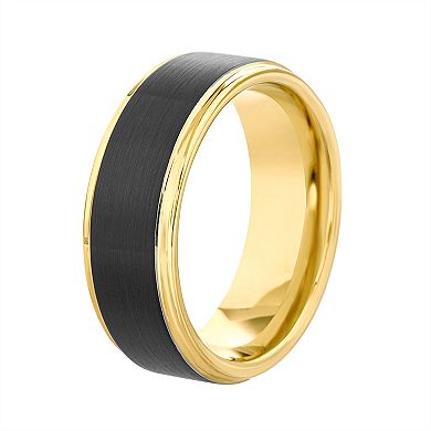 Men's Ion-Plated Tungsten Carbide Ring