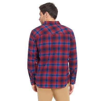 Men's Hurley Flannel Plaid Button-Down Shirt