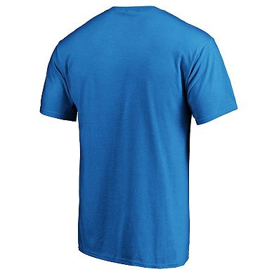 Men's Fanatics Branded Blue Oklahoma City Thunder Primary Team Logo T-Shirt