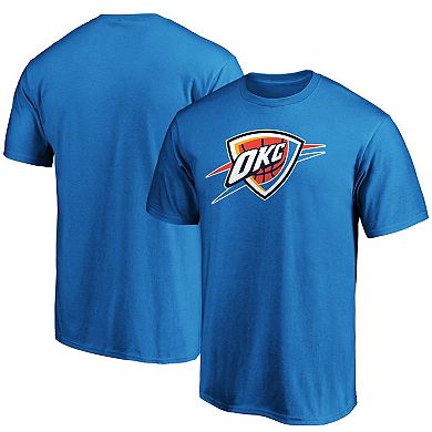 Men's Fanatics Branded Blue Oklahoma City Thunder Primary Team Logo T-Shirt