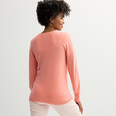 Croft and barrow shop v neck sweaters