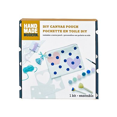Hand Made Modern Canvas Pouch Decorating Kit