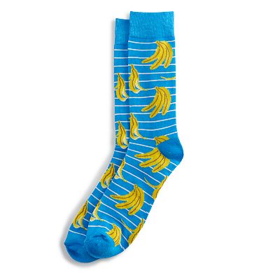 Men's Patterned Fashion Crew Socks