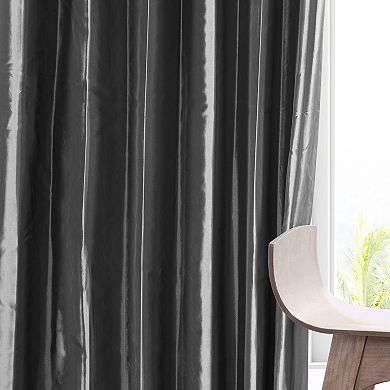 EFF Signature Faux Silk Taffeta Hotel Blackout Window Curtain