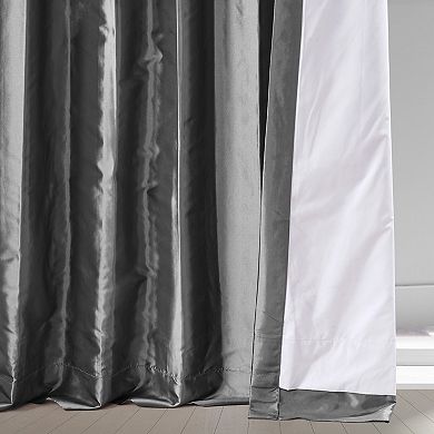 EFF Signature Faux Silk Taffeta Hotel Blackout Window Curtain