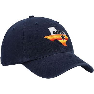 Men's '47 Navy Houston Astros 1984 Logo Cooperstown Collection Clean Up Adjustable Hat