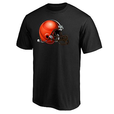 Men's Fanatics Branded Black Cleveland Browns Midnight Mascot Team Logo T-Shirt