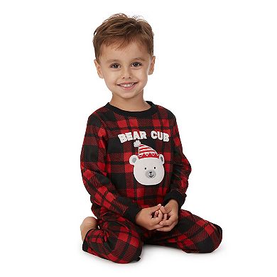 Toddler Boy Jammies For Your Families® Cool Bear Plaid Pajama Set by Cuddl Duds®