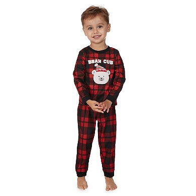 Toddler Boy Jammies For Your Families® Cool Bear Plaid Pajama Set by Cuddl Duds®