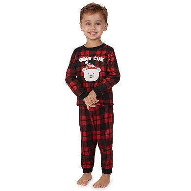 Toddler Boy Jammies For Your Families® Cool Bear Plaid Pajama Set by Cuddl Duds®