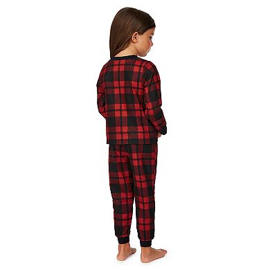 Toddler Girl Jammies For Your Families® Cool Bear Plaid Pajama Set by Cuddl Duds®