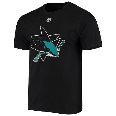 Men's Fanatics Branded Logan Couture Black San Jose Sharks Alternate Jersey Logo Name & Number T-Shirt