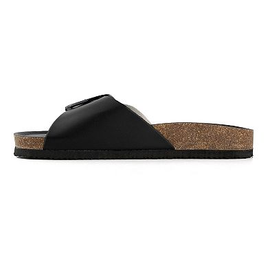 sugar Zerri Women's Buckled Slide Sandals