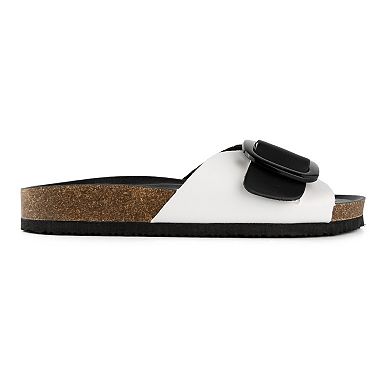 sugar Zerri Women's Buckled Slide Sandals