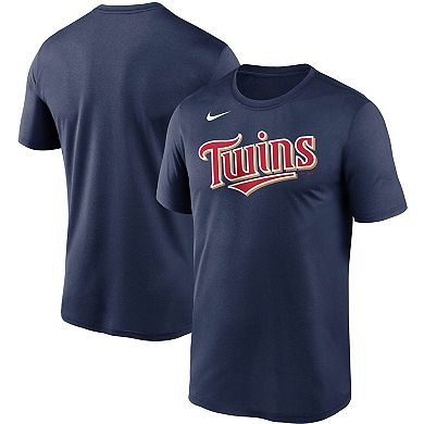 Men's Nike Navy Minnesota Twins Wordmark Legend Performance T-Shirt