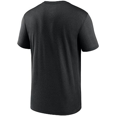 Men's Nike Black Colorado Rockies Icon Legend Performance T-Shirt