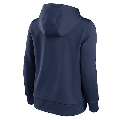 Women's Nike Navy Boston Red Sox Club Angle Performance Pullover Hoodie