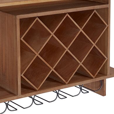 Stella & Eve Wood Farmhouse Wine Rack