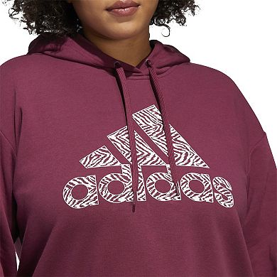 Plus Size adidas Graphic Fleece Hoodie