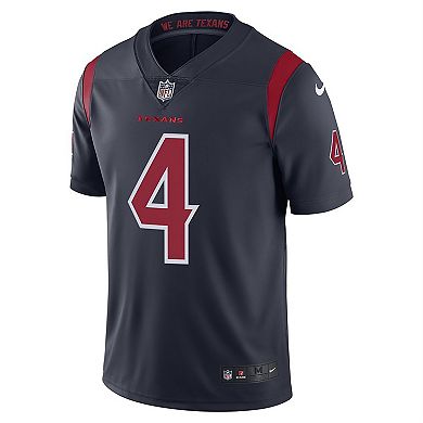 Deshaun Watson Houston Texans Nike Color Rush Vapor Limited Jersey - Navy