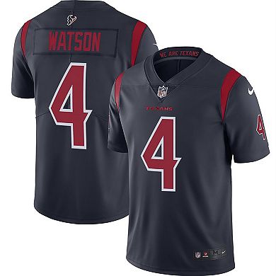 Deshaun Watson Houston Texans Nike Color Rush Vapor Limited Jersey - Navy