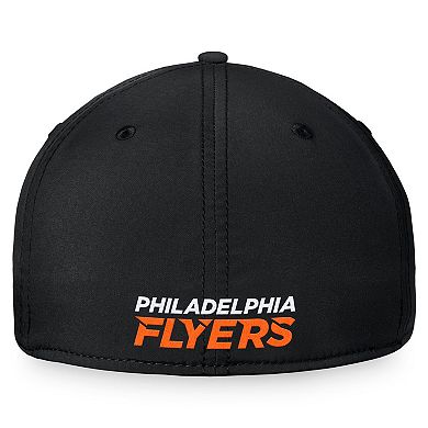 Men's Fanatics Branded Black Philadelphia Flyers Core Primary Logo Flex Hat