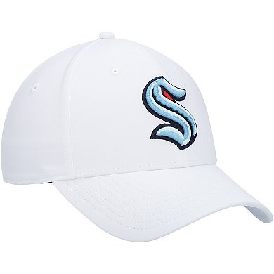 Men's Fanatics Branded White Seattle Kraken Core Primary Logo Flex Hat