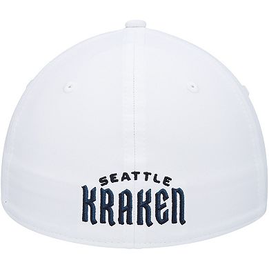 Men's Fanatics Branded White Seattle Kraken Core Primary Logo Flex Hat