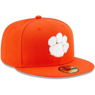 Men's New Era Orange Clemson Tigers Primary Team Logo Basic 59FIFTY Fitted Hat