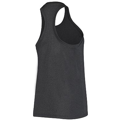 Women's Nike Anthracite LSU Tigers Arch & Logo Classic Performance Tank Top