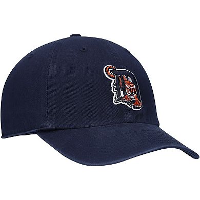 Men's '47 Navy Detroit Tigers Logo Cooperstown Collection Clean Up Adjustable Hat