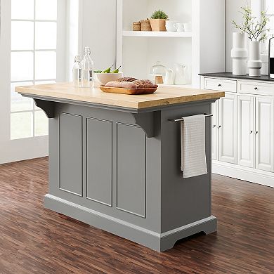 Crosley Julia Wood-Top Kitchen Island