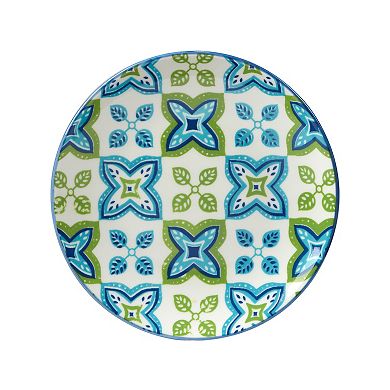 Certified International Damask Floral 6-pc. Canape Plate Set