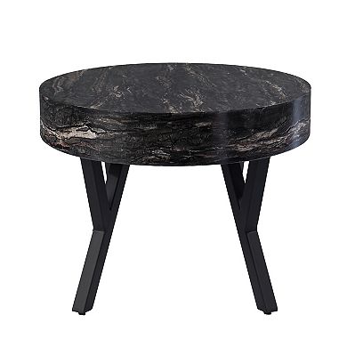 Southern Enterprises Torye Faux Marble Coffee Table