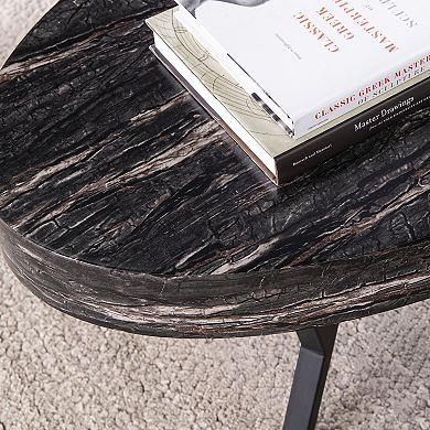 Southern Enterprises Torye Faux Marble Coffee Table