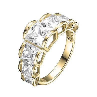 14k Gold Over Sterling Silver Cocktail Ring