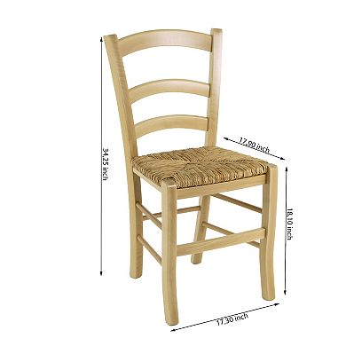 Linon Carmelo Dining Chair 2-piece Set