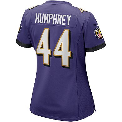 Women's Nike Marlon Humphrey Purple Baltimore Ravens Game Player Jersey