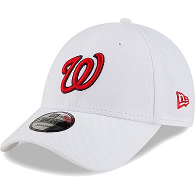 Men's New Era White Washington Nationals League II 9FORTY Adjustable Hat