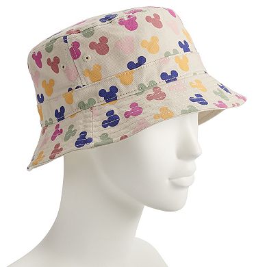 Women's Disney's Mickey Mouse Silhouette All-Over Print Bucket Hat