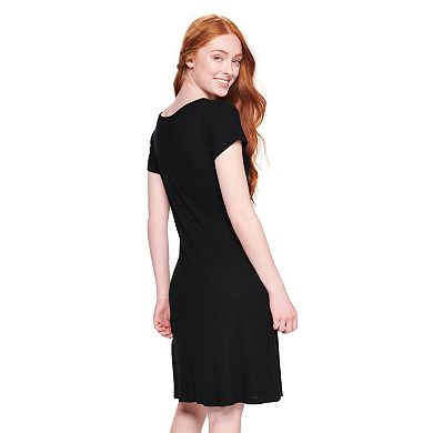 Juniors' SO® Waffle Knit Skater Dress