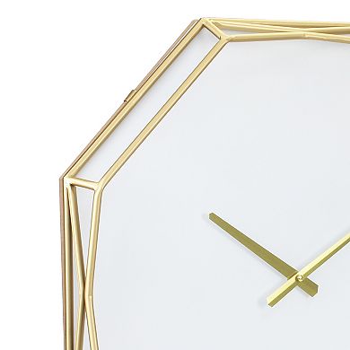 Stonebriar Collection Octagon Wall Clock