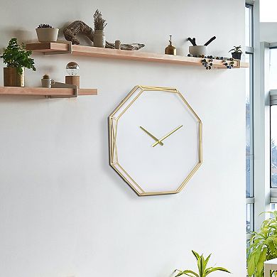 Stonebriar Collection Octagon Wall Clock