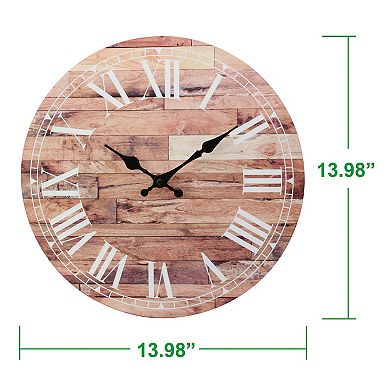 Stonebriar Collection Roman Numeral Wall Clock