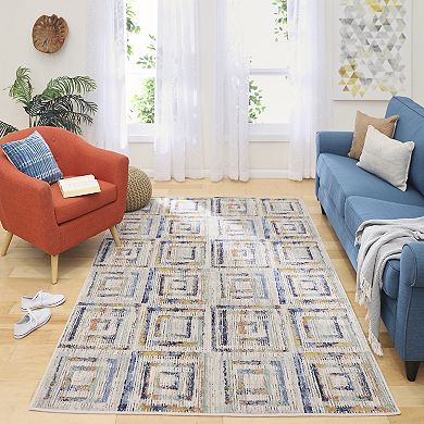 Mohawk Home Empire Weathered Squares by Scott Living Rug