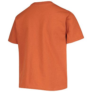 Youth Champion Texas Orange Texas Longhorns Strong Mascot T-Shirt