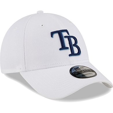 Men's New Era White Tampa Bay Rays League II 9FORTY Adjustable Hat