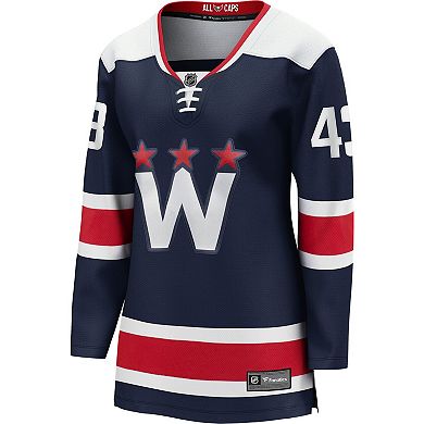 Women's Fanatics Branded Tom Wilson Navy Washington Capitals Alternate 2020/21 Premier Breakaway Player Jersey