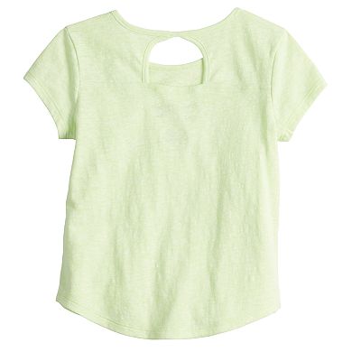 Toddler Girl Jumping Beans Cut Out Back Tee