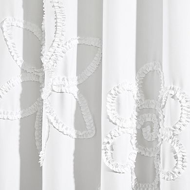 Lush Decor Lush Decor Ruffle Flower 2-pack Window Curtain Set